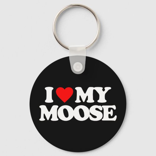 IK HOOP VAN MIJN MOOSE SLEUTELHANGER (Voorkant)
