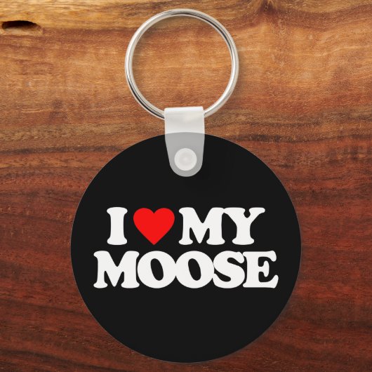 IK HOOP VAN MIJN MOOSE SLEUTELHANGER (Voorkant)