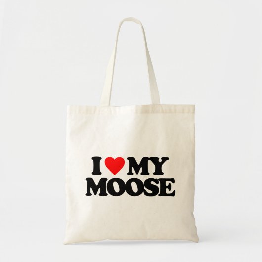 IK HOOP VAN MIJN MOOSE TOTE BAG (Voorkant)