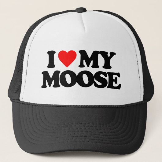 IK HOOP VAN MIJN MOOSE TRUCKER PET (Voorkant)