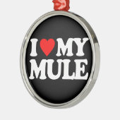 IK HOOP VAN MIJN MULE METALEN ORNAMENT (Links)