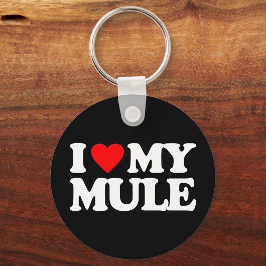 IK HOOP VAN MIJN MULE SLEUTELHANGER (Voorkant)