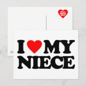 IK HOOP VAN MIJN NIECE BRIEFKAART (Voorkant / Achterkant)