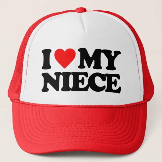 IK HOOP VAN MIJN NIECE TRUCKER PET (Voorkant)