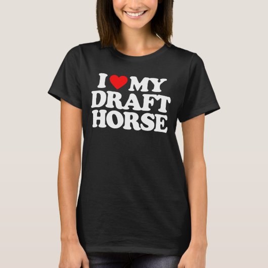 IK HOOP VAN MIJN ONTWERPHORSE T-SHIRT (Voorkant)