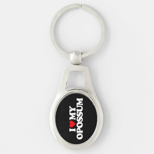 IK HOOP VAN MIJN OPOSSUM SLEUTELHANGER (Voorkant)