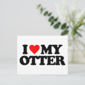 IK HOOP VAN MIJN OTTER BRIEFKAART (Staand voorkant)