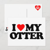 IK HOOP VAN MIJN OTTER BRIEFKAART (Voorkant / Achterkant)