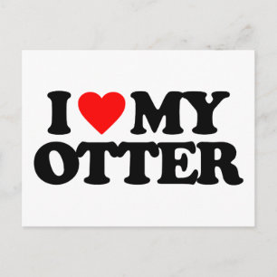 IK HOOP VAN MIJN OTTER BRIEFKAART