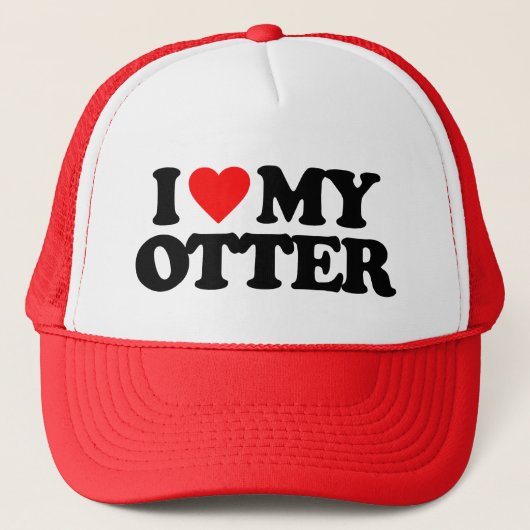 IK HOOP VAN MIJN OTTER TRUCKER PET (Voorkant)