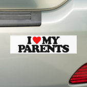 IK HOOP VAN MIJN OUDERS BUMPERSTICKER (Op auto)