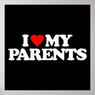 IK HOOP VAN MIJN OUDERS POSTER