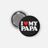IK HOOP VAN MIJN PAPA MAGNEET (Voorkant / Achterkant)