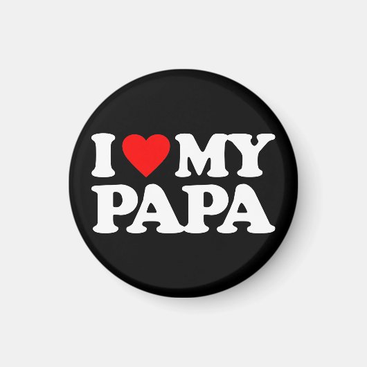 IK HOOP VAN MIJN PAPA MAGNEET (Voorkant)