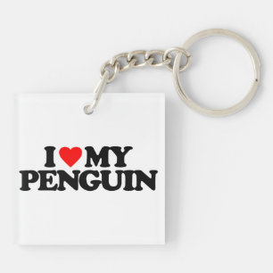 IK HOOP VAN MIJN PENGUIN SLEUTELHANGER