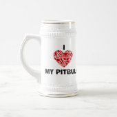 IK HOOP VAN MIJN PITBULL STEIN BIERPUL (Links)