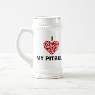 IK HOOP VAN MIJN PITBULL STEIN BIERPUL