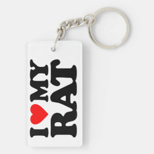 IK HOOP VAN MIJN RAT SLEUTELHANGER