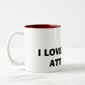 IK HOOP VAN MIJN SLECHTE AANDACHT TWEEKLEURIGE KOFFIEMOK (Links)