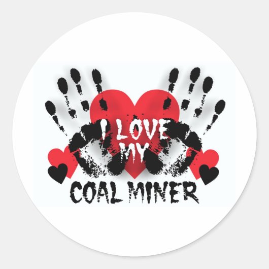 IK HOOP VAN MIJN STEENMINDER RONDE STICKER (Voorkant)