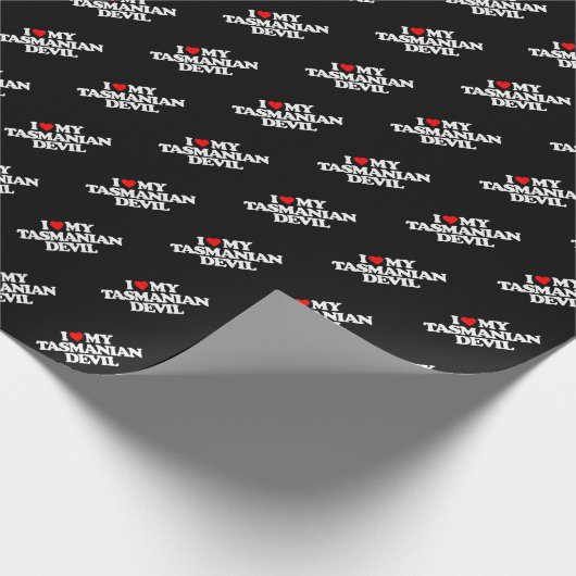 IK HOOP VAN MIJN TASMANSE DEVIL CADEAUPAPIER (Hoek)
