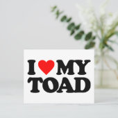 IK HOOP VAN MIJN TOAD BRIEFKAART (Staand voorkant)