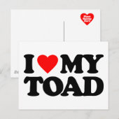 IK HOOP VAN MIJN TOAD BRIEFKAART (Voorkant / Achterkant)