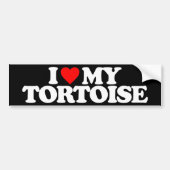 IK HOOP VAN MIJN TORTOISE BUMPERSTICKER (Voorkant)