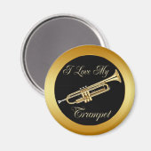 IK HOOP VAN MIJN TRUMPET MAGNEET (Voorkant / Achterkant)