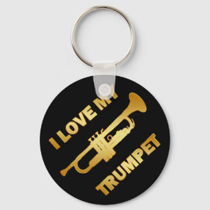 IK HOOP VAN MIJN TRUMPET SLEUTELHANGER