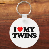 IK HOOP VAN MIJN TWINS SLEUTELHANGER (Voorkant)