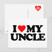 IK HOOP VAN MIJN UNCLE BRIEFKAART (Voorkant / Achterkant)