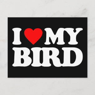 IK HOOP VAN MIJN VOGELS BRIEFKAART
