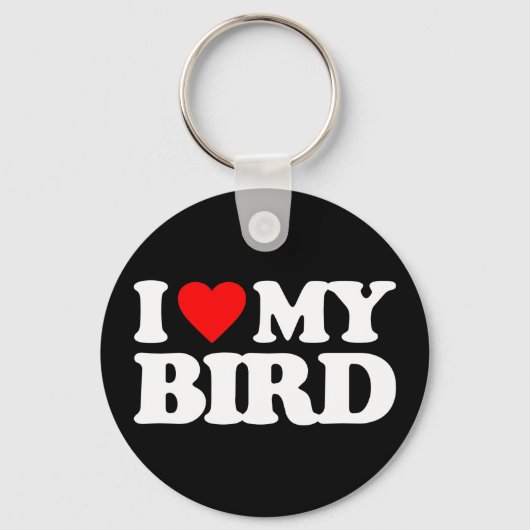 IK HOOP VAN MIJN VOGELS SLEUTELHANGER (Voorkant)