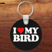 IK HOOP VAN MIJN VOGELS SLEUTELHANGER (Voorkant)