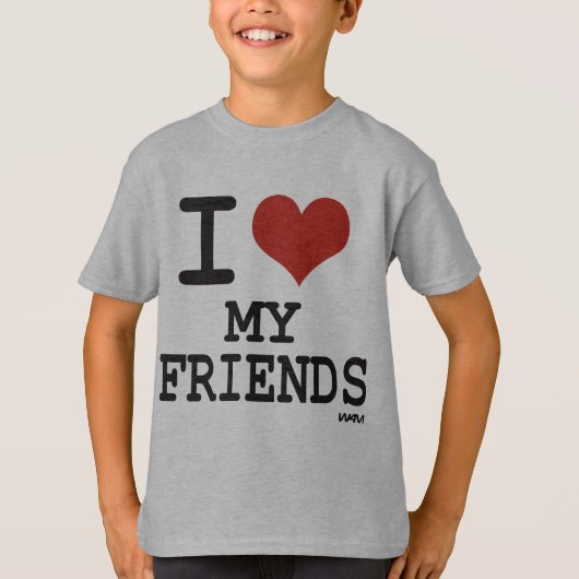 IK HOOP VAN MIJN VRIENDEN T-SHIRT (Voorkant)