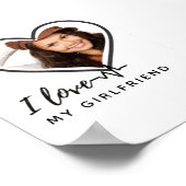 IK HOOP VAN MIJN VRIENDIN Foto Gift Personalized A Poster (Hoek)