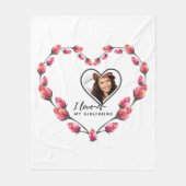 IK HOOP VAN MIJN VRIENDIN Foto Gift Personalized F Fleece Deken (Voorkant)