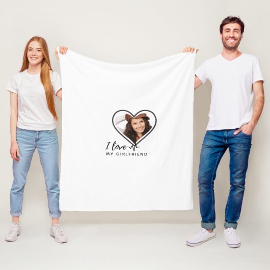 IK HOOP VAN MIJN VRIENDIN Foto Gift Personated Fleece Deken (In situ)