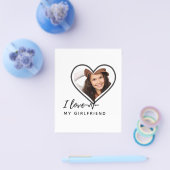 IK HOOP VAN MIJN VRIENDIN Foto Gift Personated Flyer (Enkel)