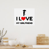 IK HOOP VAN MIJN VRIENDIN POSTER (Keuken)