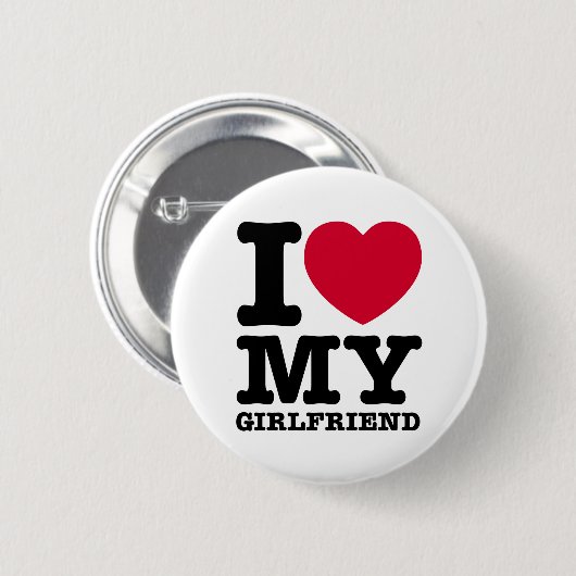 IK HOOP VAN MIJN Vriendin Ronde Button 5,7 Cm (Voorkant /achterkant)