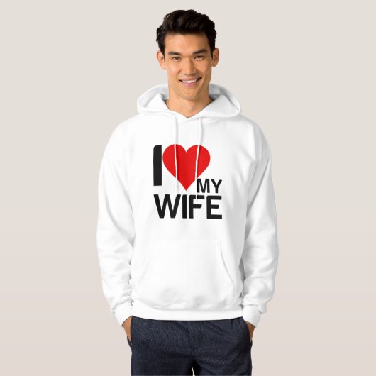IK HOOP VAN MIJN VROUW HOODIE (Voorkant volledig)