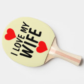 IK HOOP VAN MIJN VROUW PINGPONGPADDLES TAFELTENNISBATJE (Zijkant)