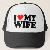 IK HOOP VAN MIJN VROUW TRUCKER PET (Voorkant)