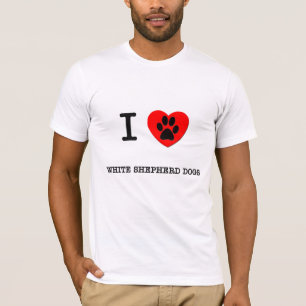 IK HOOP VAN MIJN WITTE SHEPHERD HONDEN T-SHIRT