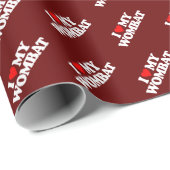 IK HOOP VAN MIJN WOMBAT CADEAUPAPIER (Rol Hoek)