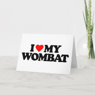 IK HOOP VAN MIJN WOMBAT KAART