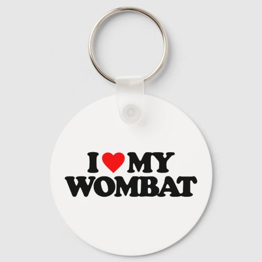IK HOOP VAN MIJN WOMBAT SLEUTELHANGER (Voorkant)