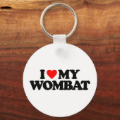 IK HOOP VAN MIJN WOMBAT SLEUTELHANGER (Voorkant)